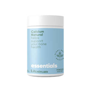 Bone Joint Health: Lifestream Calcium Natural 250G Powder