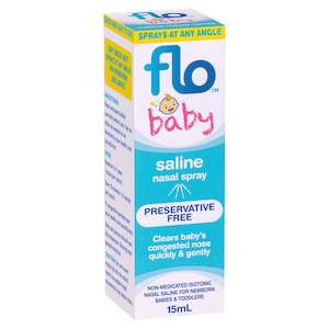 Flo Baby Saline +Nasal Spray 15ml