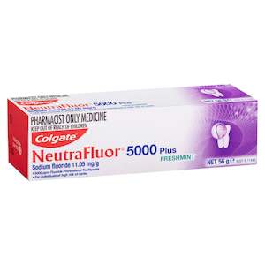 Colgate NeutraFluor 5000 Plus Fluoride Professional Toothpaste Freshmint 56g  (p…