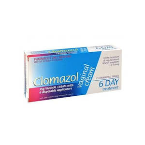 Pharmacist Only: Clomazol 1% Vaginal Cream 35g Tube with 6 Applicators (Pharmacist Only)