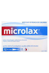 Stomach Bowel Treatments: MICROLAX Micro enemas 5ml 12pk