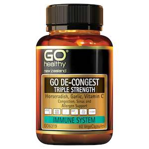 GO Healthy GO De-Congest Triple Strength 60 VCaps