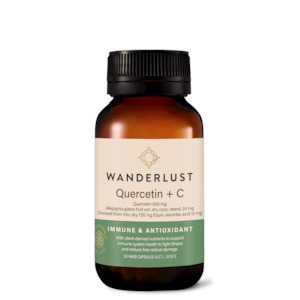 Wanderlust Quercetin + C Capsules 30s