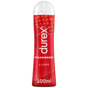 Lubricants: Durex Strawberry Lube Gel Lubricant,  100mL