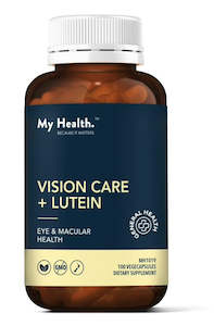 My Health. Vision Care + Lutein 100s