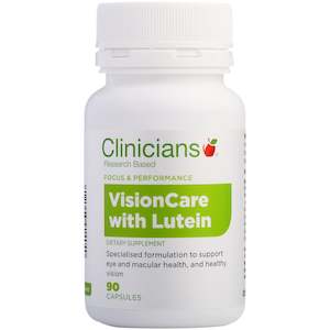 Clinicians VisionCare with Lutein Caps 90