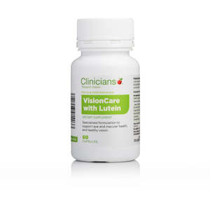 Eye Health: Clinicians VisionCare with Lutein 60 Capsules