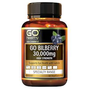 GO Healthy GO Bilberry 30,000mg 60 Vcaps