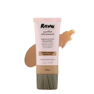 RAWW Superfood Glow Beauty Balm Cream Toffee 30ml