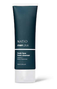 NATIO Men Plus Fresh Face Foam Cleanser 100ml