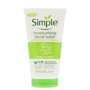 Simple Kind To Skin Facial Wash Moisturising 150mL