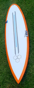 Surfboard: Custom made flexbar /epoxy infused Ci