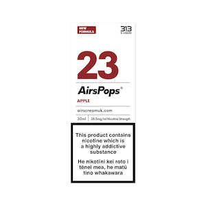 Electronic goods: AirsPops 30ml E-Liquid - 23 Apple