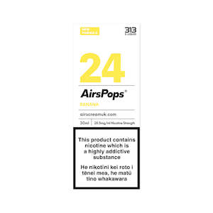 Electronic goods: AirsPops 30ml E-Liquid - 24 Banana