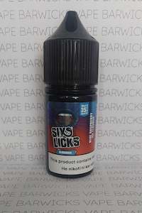 Six Licks Bluemonia 30ml Nic Salts