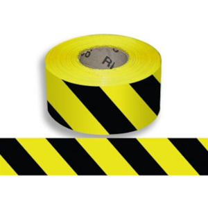 Barricade Tape – Yellow & Black Striped