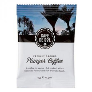 Warehousing: Cafe de Sol Special Blend Plunger Coffee Packs, 15gm