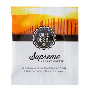 Warehousing: Cafe de Sol Supreme Soluble Coffee Sachets