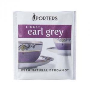 Warehousing: Porters Earl Grey Enveloped Tea Bags