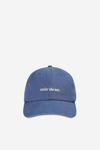 STATUS ANXIETY Under The Sun Logo Cap French Blue