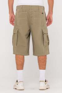 RUSTY Commando Cargo Short Savanna