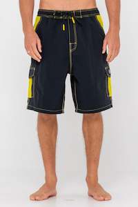 RUSTY Tech Mechanisms Boardshort Black