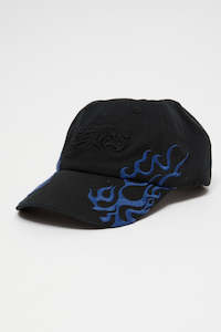 Clothing: AFENDS Scorched 6 Panel Cap Black