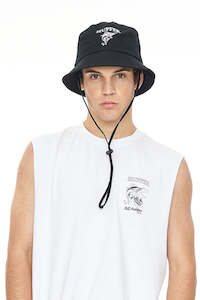 Clothing: HUFFER Bills Adjustable Bucket Hat Black