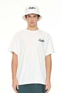 HUFFER Par97 Bucket Hat Chalk