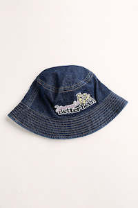 WRANGLER BB Thirsty Bucket Hat Stoned Indigo