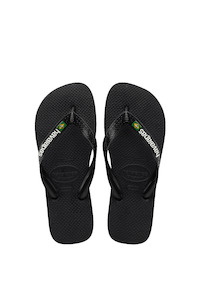 HAVAIANAS Kids Brazil Logo Black