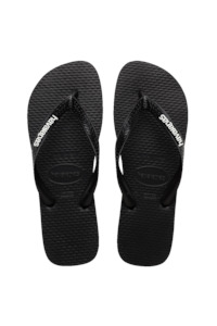 HAVAIANAS Logo Filete Black White Black