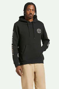 BRIXTON Crest Hood Black Sand White