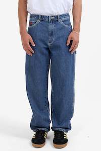 WORSHIP Playtime Carpenter Jean Worn Blue Rinse