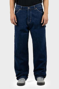 DICKIES Relaxed Fit Carpenter Jean Rinsed Indigo