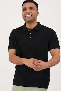 SWANNDRI Highgrove Polo Black