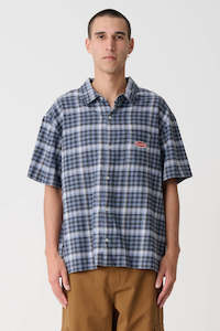 XLARGE Hound Check Shirt Blue