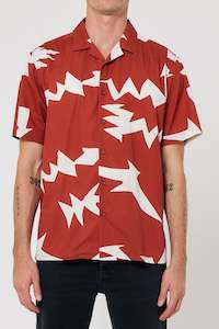 Clothing: NEUW Dr Gonzo Art Shirt Brick