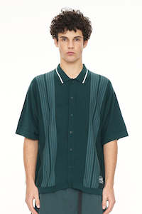 HUFFER Knit Shirt Golf Green