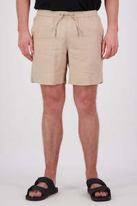 SWANNDRI Neville Linen Short Taupe