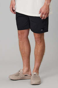 JUST ANOTHER FISHERMAN Crewman Shorts Black