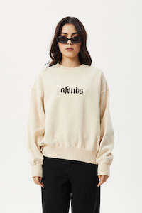 AFENDS Scorpio Crew Neck Sand