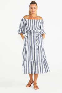 SASS Harley Midi Dress Stripe