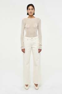 Clothing: NEUW Daria Boyfriend Light Cream