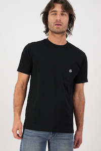 SWANNDRI Duval V3 Plain Pkt T Shirt Black