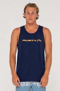 RUSTY Vital Tank Navy Blue