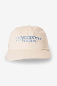 THRILLS Meditation Practice 6 Panel Cap Heritage White