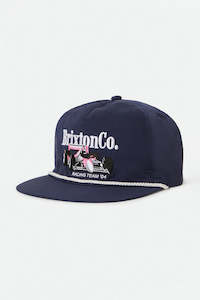 Clothing: BRIXTON Neon Formula Hp Snapback Navy