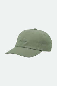 Clothing: BRIXTON Alpha Np Lp Olive Olive Rinse