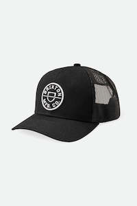 BRIXTON Crest X Mp Mesh Cap Black Black